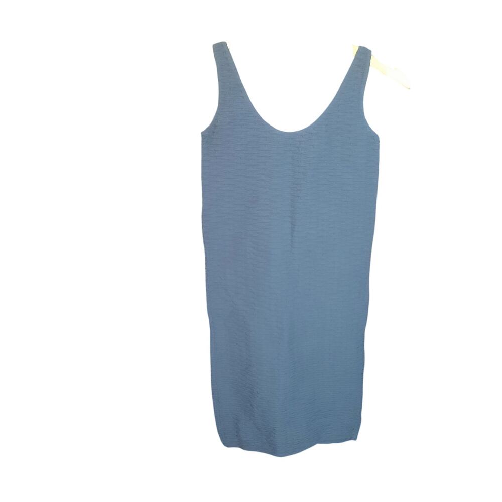Top Shop Womens Gray Sleeveless Bubble Gauze Mini Dress Size OS